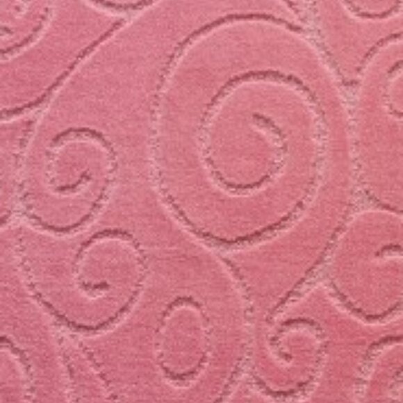 Scroll Oversize 3PC Bathroom Set Contour ,Mat ,Toilet Lid Cover Rose - Picture 3 of 3